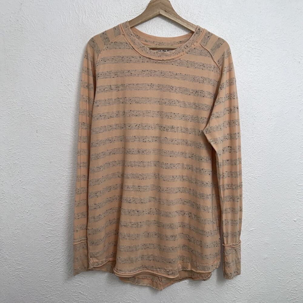 Free People Summer Sunrise Top Long Sleeve Shirt Women’s Small
